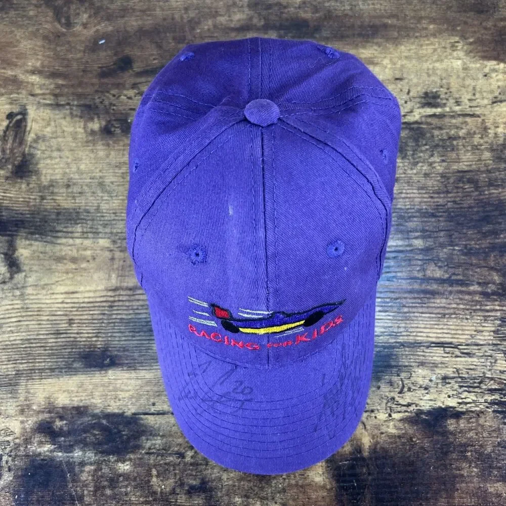 Racing For Kids 25th Anniversary Adjustable Hat Baseball Cap With Signatures